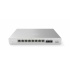 Switch Cisco Meraki Gigabit Ethernet MS120-8FP, 8 Puertos PoE 1GbE + 2 Puertos 1GbE SFP, Full PoE 124W, 20 Gbit/s, 16.000 Entradas - Administrable ― Requiere trámite de NOM, causando tiempo de entrega extendido  1