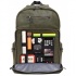Cocoon Mochila de Lienzo Urban Adventure para Laptop 16", Verde  4
