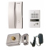 Commax Kit Audioportero Interfon, Alámbrico, Blanco/Acero Inoxidable, incluye Frente de Calle/Fuente 12 VDC/Contra Chapa Inteligente  1