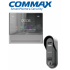 Commax Kit Frente de Calle DRC4CPHDP, Alámbrico, 4 Hilos, Negro ― Incluye Cámara Pinhole, Luz Led, Monitor Wifi  1