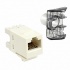 Commscope Jack Cat6, RJ-45, Blanco  1