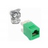 CommScope Jack de Red Cat6 RJ-45, Verde  1