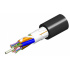 CommScope Cable de Fibra Óptica OS2 de 12 Hilos, Negro - Precio por Metro  1