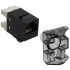 CoomScope Jack Categoría 6, RJ-45, Negro, 24 Piezas  1