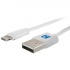 Comprehensive Cable Lightning Macho - USB A Macho, 1.8 Metros, Blanco  1
