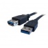 Comprehensive Cable USB A Macho - USB A Hembra, 90cm, Negro  1