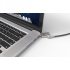 Compulocks Candado de Llave para Laptop MacBook Pro, Plata  7