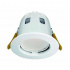 Construlita Lámpara LED para Techo Empotrable, Interiores, Luz Suave Cálida, 5.5W, 371 Lúmenes, Blanco, para Oficina  1