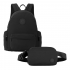 Cool Capital Mochila Canyon de Nylon/Poliéster para Laptop 14", Negro
