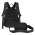 Cool Capital Mochila Canyon de Nylon/Poliéster para Laptop 14", Negro - Imagen adicional 1