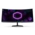 Monitor Gamer Curvo Cooler Master GM34-CW LED 34", Quad HD, Ultra Wide, FreeSync, 144Hz, HDMI, Bocinas Integradas (2 x 3W), Negro  1