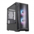 Gabinete Cooler Master MasterBox MB320L ARGB con Ventana LED, Mini-Tower, Micro ATX/Mini-ITX, USB 3.0, 2 Ventiladores ARGB Instalados, Negro  1
