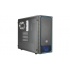 Gabinete Cooler Master MasterBox E500L con Ventana LED Azul, Midi-Tower, ATX/Micro-ATX/Mini-ITX, USB 3.0, sin Fuente, Negro/Azul  2