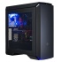 Gabinete Cooler Master Pro 6 con Ventana LED Azul, Midi-Tower, ATX/Micro-ATX/Mini-ITX, USB 3.0, sin Fuente, Negro/Gris  1