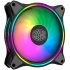 Ventilador Cooler Master MasterFan MF120 Halo 3IN1, 3x 120mm, 1800RPM, RGB, Negro/Gris   2