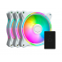 Ventilador Cooler Master MasterFan MF120, 3x 120mm, 1800RPM, ARGB, Blanco   1