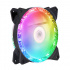 Ventilador Cooler Master MF120 Prismatic RGB, 120mm, 650 - 2000RPM, Negro - 3 Piezas  1