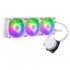 Cooler Master MasterLiquid 360L Core ARGB Enfriamiento Líquido para CPU, 3x 120mm, hasta 1750RPM, Blanco   1