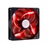 Ventilador Cooler Master SickleFlow 120 LED Rojo, 120mm, 2000RPM, Negro/Rojo