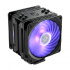 Disipador CPU Cooler Master Hyper 212 RGB, 120mm, 650 - 2000RPM, Negro ― Compatibilidad con S-1700 ― Caja abierta, producto funcional.