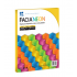 Copamex Papel Facia Neon 75g/m², 250 Hojas de Tamaño Carta, 5 Colores  1