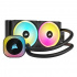Corsair iCUE Link H100i RGB Enfriamiento Líquido para CPU, 2x 120mm, hasta 2400RPM, Negro