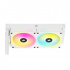 Corsair iCUE Link H100i RGB Enfriamiento Líquido para CPU, 2x 120mm, hasta 2400RPM, Blanco - Imagen adicional 2