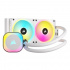 Corsair iCUE Link H100i RGB Enfriamiento Líquido para CPU, 2x 120mm, hasta 2400RPM, Blanco