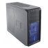 Gabinete Corsair 230T Graphite Series, Midi-Tower, ATX, USB 3.0, Gris/Azul, sin Fuente  1