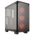 Gabinete Corsair Crystal 460X con Ventana, Midi-Tower, ATX/Micro-ATX/Mini-ITX, USB 3.0, sin Fuente, Negro  1