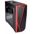 Gabinete Corsair Carbide Spec-04 con Ventana, Midi-Tower, ATX/Micro-ATX/Mini-ITX, USB 2.0/3.0, sin Fuente, 1 Ventilador Instalado, Negro/Rojo  2