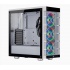 Gabinete Corsair iCUE Crystal 465X RGB con Ventana, Midi Tower, ATX/Micro ATX/Mini-ITX, USB 3.2, sin Fuente, Blanco  1