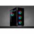 Gabinete Corsair iCUE 220T con Ventana RGB, Midi-Tower, ATX/Micro ATX/Mini-ITX, USB 3.0, sin Fuente, Negro  2
