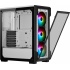 Gabinete Corsair iCUE 220T RGB con Ventana, Midi-Tower, ATX/Micro ATX/Mini-ITX, USB 3.2, sin Fuente/sin Ventiladores Instalados, Blanco  8