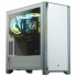 Gabinete Corsair 4000D con Ventana, Midi-Tower, ATX/EATX/micro ATX/Mini-ITX, USB 3.0, sin Fuente, Blanco