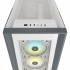 Gabinete Corsair iCUE 5000X con Ventana RGB, Midi-Tower, ATX/EATX/ITX, USB 3.0, sin Fuente, Blanco  6