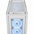 Gabinete Corsair iCUE 5000X QL con Ventana RGB, Midi-Tower, ATX, USB C 3.0/3.1, sin Fuente, Blanco  3