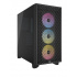 Gabinete Corsair 3000D RGB AIRFLOW con Ventana, Midi-Tower, ATX, USB 3.2, sin Fuente, 3 Ventiladores RGB Instalados, Negro  1