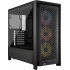 Gabinete Corsair 4000D RS ARGB, Midi-Tower, ATX/EATX/Micro-ATX/Mini-ITX, USB 3.0, sin Fuente, 3 Ventiladores Instalados, Negro  1