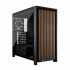 Gabinete Corsair 4000D Wood RS, Midi-Tower, ATX/EATX/Micro-ATX/Mini-ITX, USB 3.0, sin Fuente, sin Ventiladores Instalados, Negro