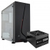Gabinete Corsair SPEC-05 con Ventana LED Rojo, Midi-Tower, ATX, USB 3.0, incluye Fuente de 550W, Negro ― Producto con daño, funcional.  1