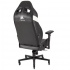 Corsair Silla Gamer T2 Road Warrior, Negro/Blanco  5