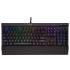 Teclado Corsair Gaming K70 RGB, Mecánico, Cherry MX Red, Alámbrico, USB, Negro  9