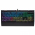 Teclado Gamer Corsair STRAFE RGB MK.2, Teclado Mecánico, Cherry MX Silent, Alámbrico, Negro (Inglés)  2