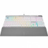 Teclado Gamer Corsair K70 RGB PRO, Teclado Mecánico, Switch OPX, Alámbrico, Blanco, (Inglés)  2