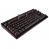 Teclado Gamer Corsair K63 LED, Cherry MX Red, Alámbrico, Negro (Español)  1
