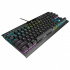 Teclado Gamer Corsair K70 RGB TKL Champion LED RGB Tenkeyless (TKL), Teclado Mecánico, Cherry MX RGB Speed, Alámbrico, USB, Negro, Inglés   2