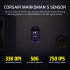Mouse Gamer Corsair Scimitar Elite, Inalámbrico, Óptico, 33.000DPI, RF Wireless/Bluetooth/USB-C, Negro - Imagen adicional 7