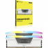 Kit Memoria RAM Corsair Vengeance RGB DDR5, 5600MHz, 32GB (2 x 16GB), CL36, XMP, Blanco  4
