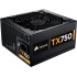 Fuente de Poder Corsair TX750 v2 Enthusiast Series, 24-pin ATX, 750W  1